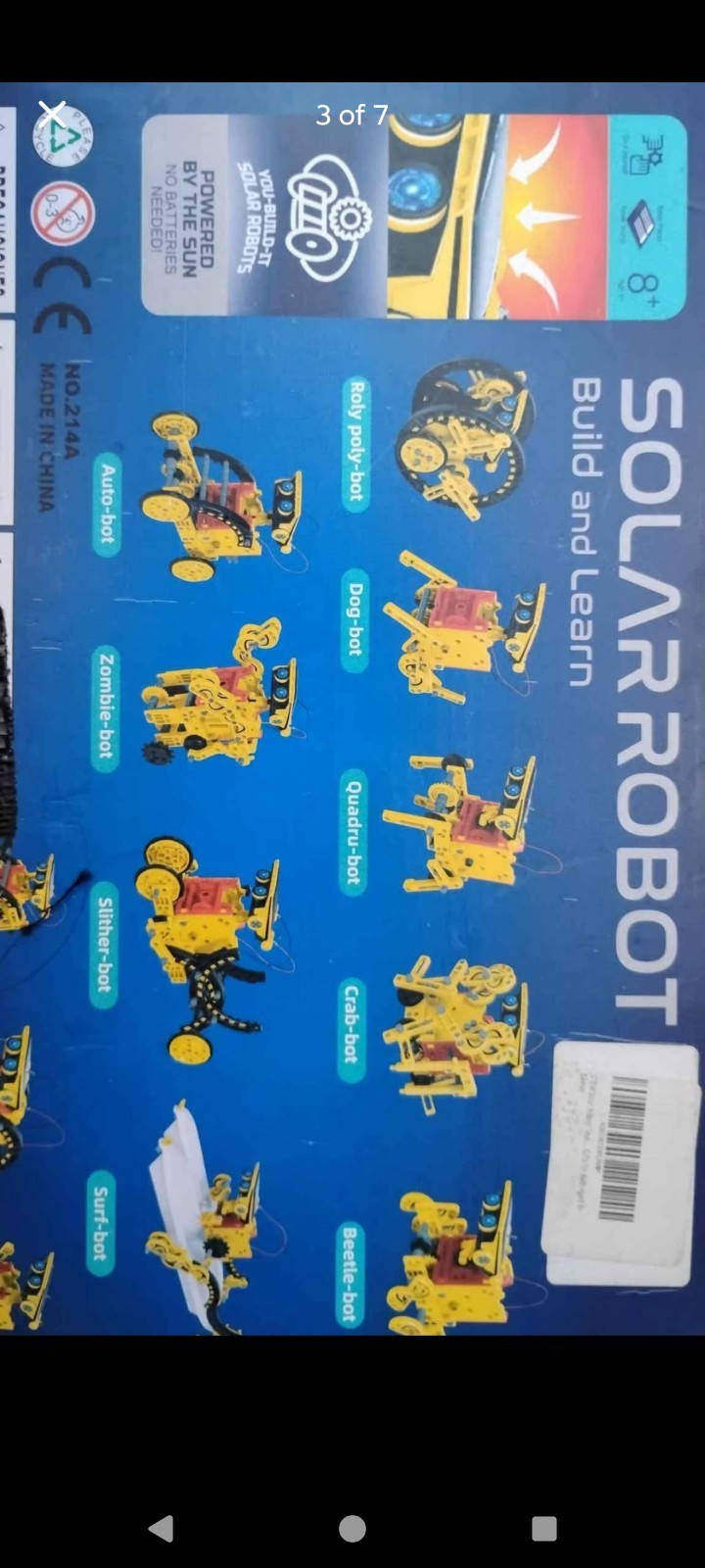 2 For $25 new Discovery Kids Solar Robot Creation Kit –
