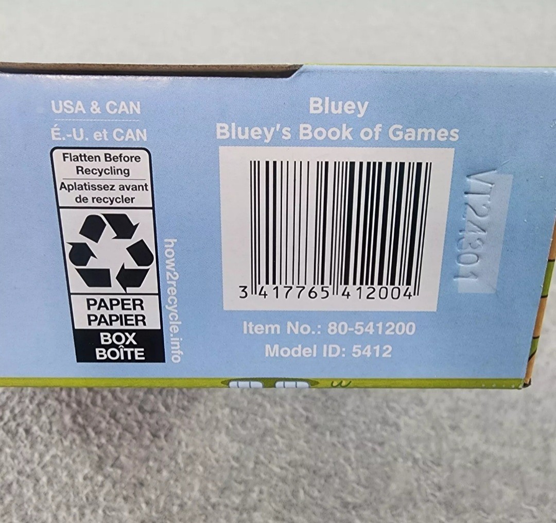 Blueys Book of Games Play Taxi, Hotel, Zoo, Claw Over 400+ Sound & Phrases Vtech