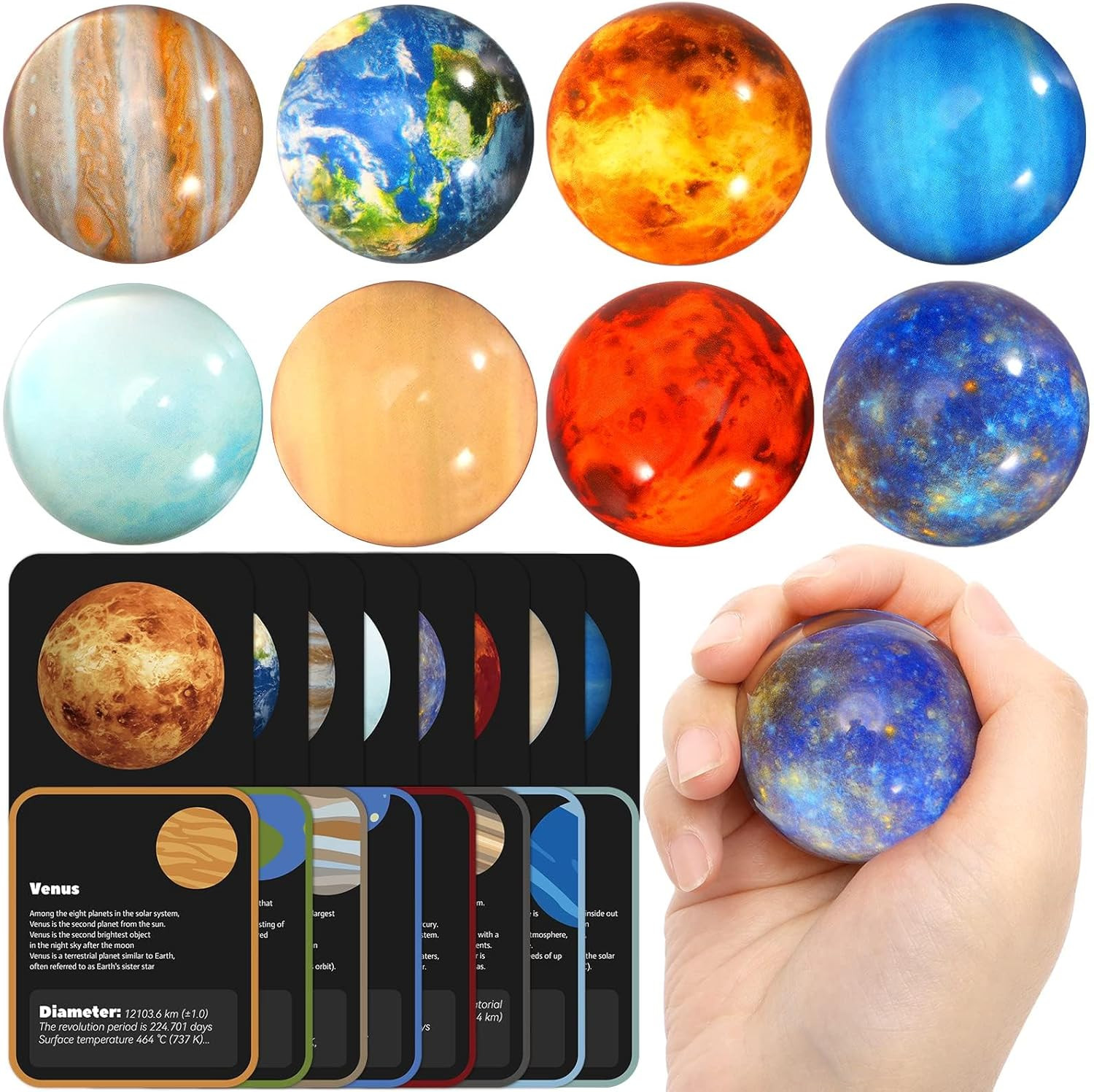 Pllieay 16PCS Solar System for Kids, Solar System Planets Toys – Eight Planets