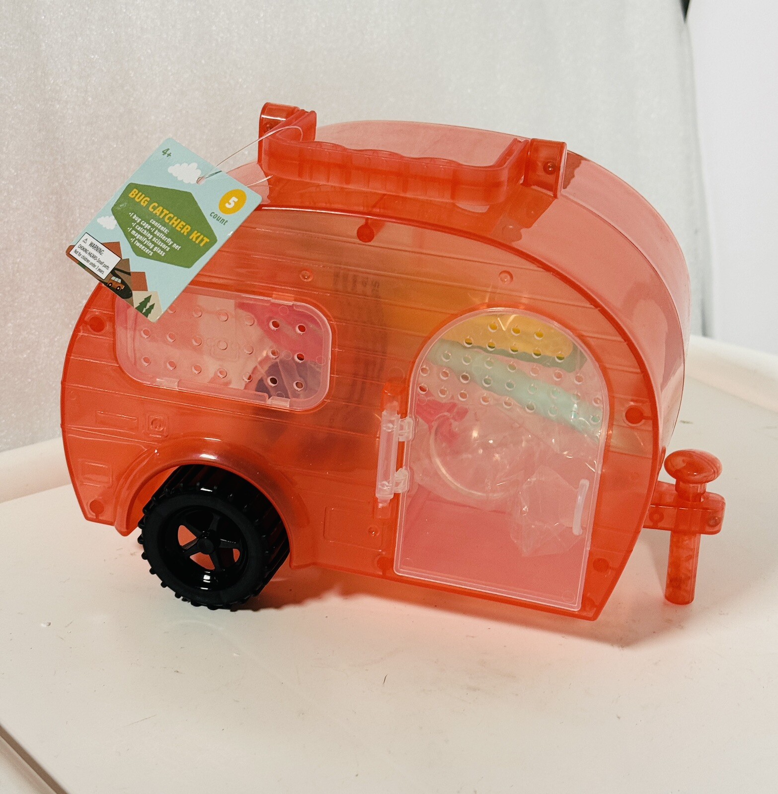 Camper Trailer Bug Catcher Kit 5 Pc Plastic 10x7x7 NEW Target Red