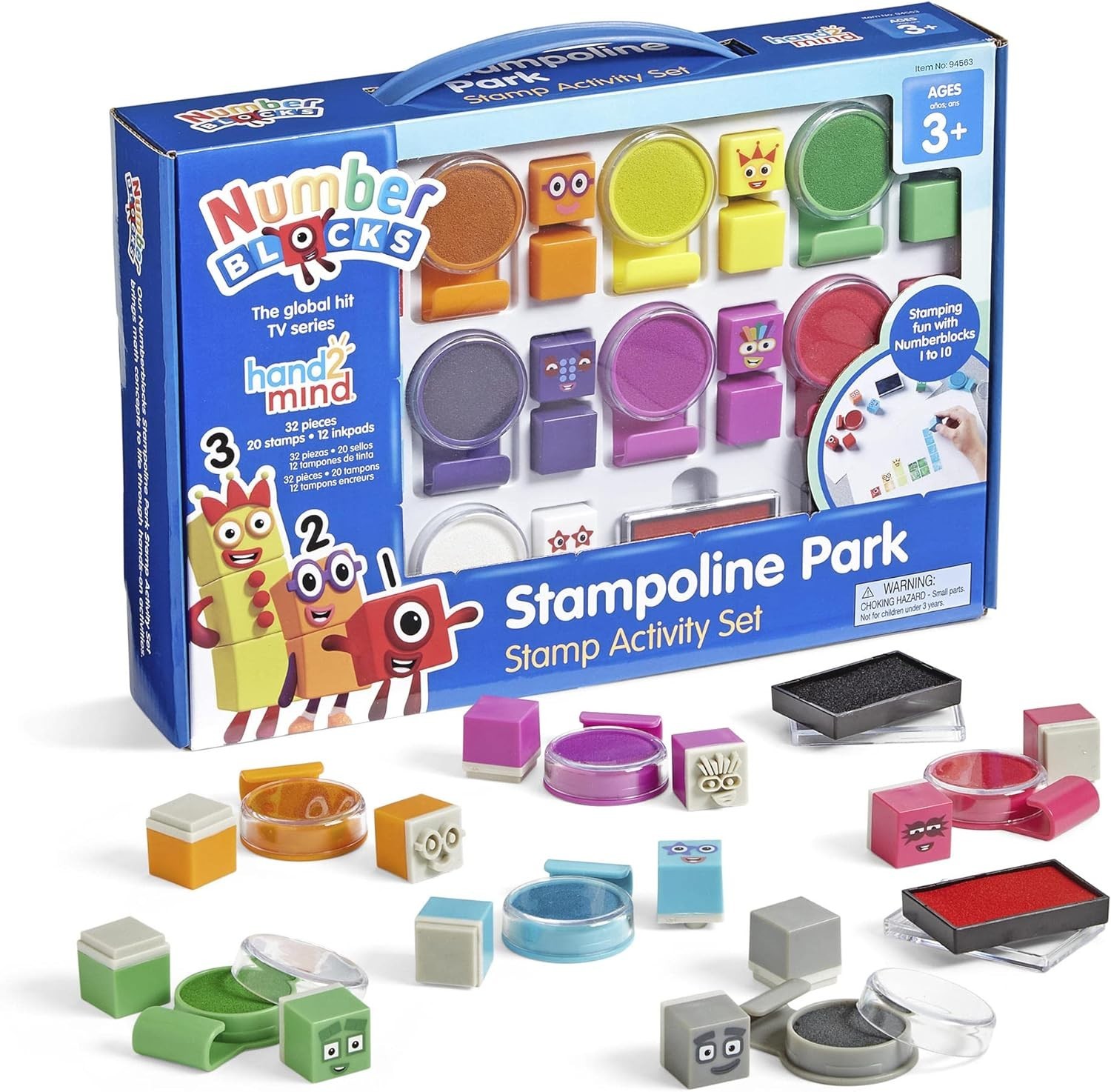 Fun Numberblocks Stamp Activity Set for Kids: 20 Stamps for Creative Learning
