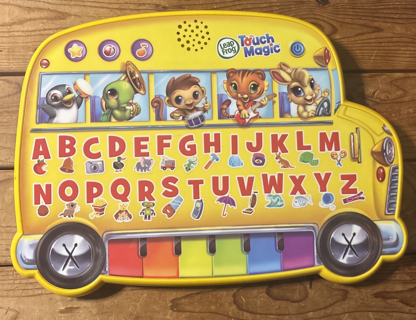 Leap Frog Touch Magic School Bus Interactive Electronic Learning Toy Tested