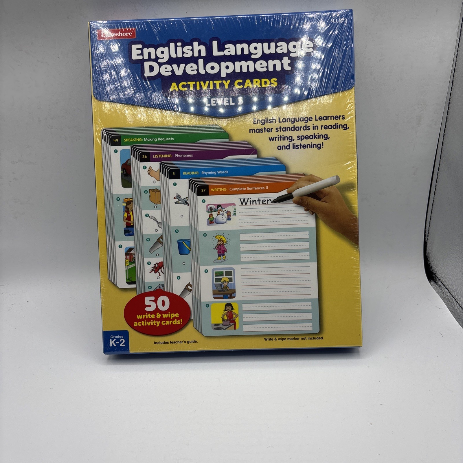 Lakeshore English Language Development Activity Cards Level 3, Grades K-2, Alph…