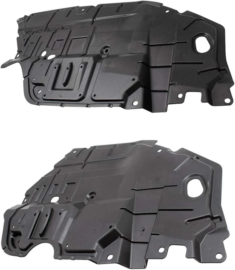 Brock Replacement Pair Set Front Engine Under Cover Lower Left Splash Shield