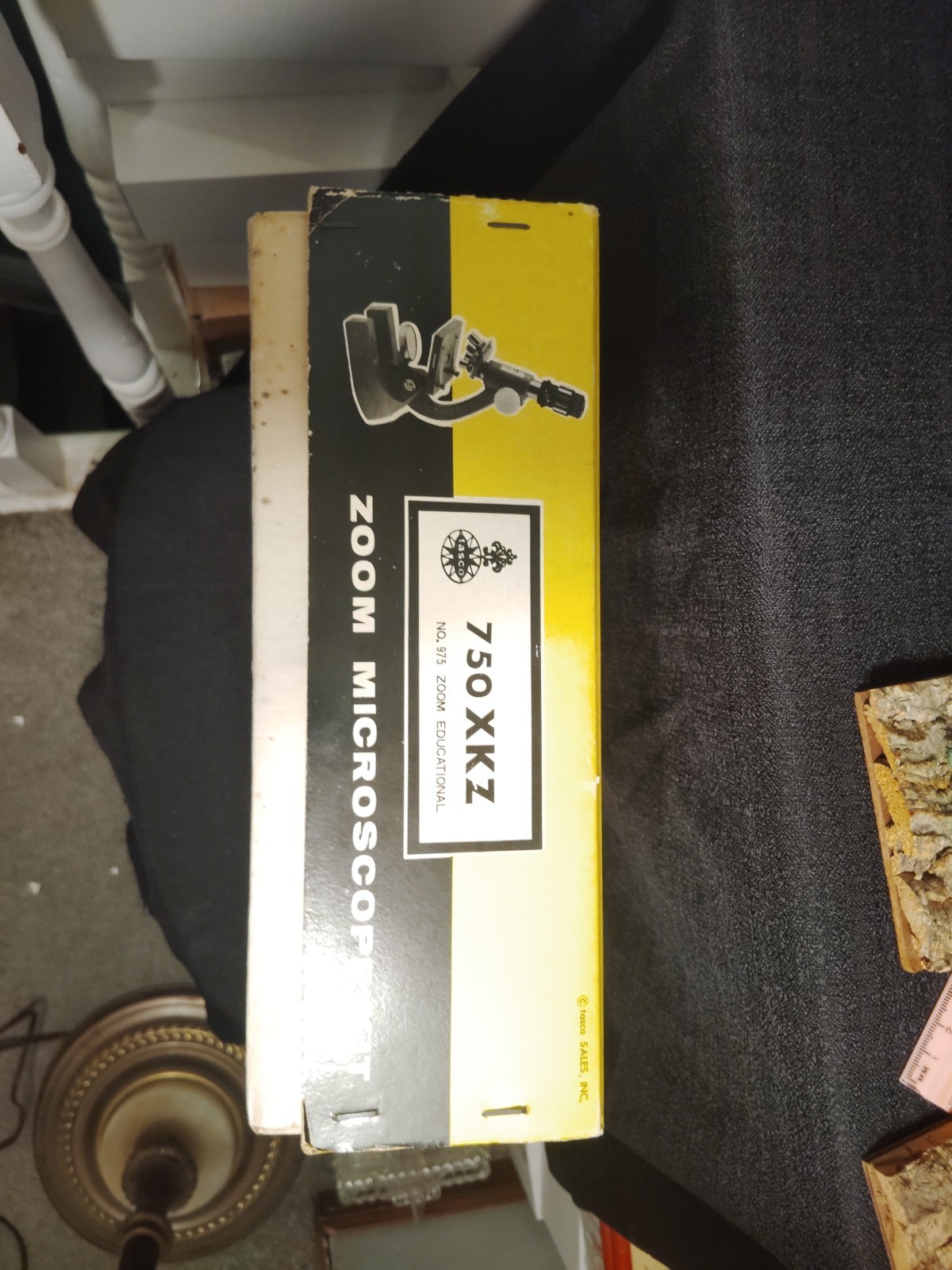 Vintage Tasco #975 750XKZ Power Zoom Microscope Kit