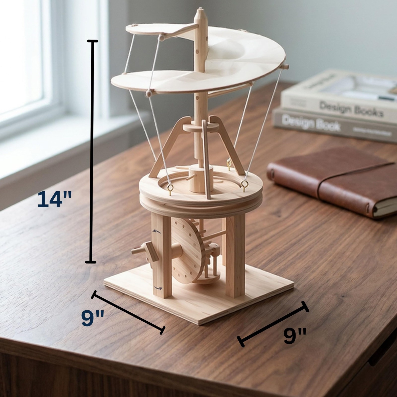 STEM Kit – Leonardo da Vinci Helicopter Model kit Science Kits | stem Physics…