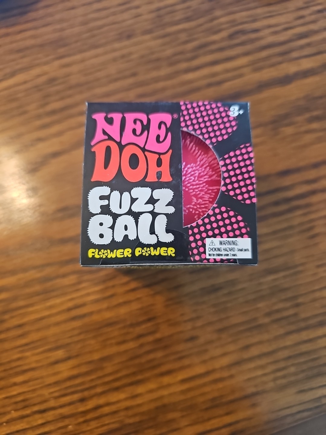 Needoh FUZZ BALL THE O.G. Nee Doh Squishy NEE-DOH Fuzzball 100% AUTHENTIC Pink