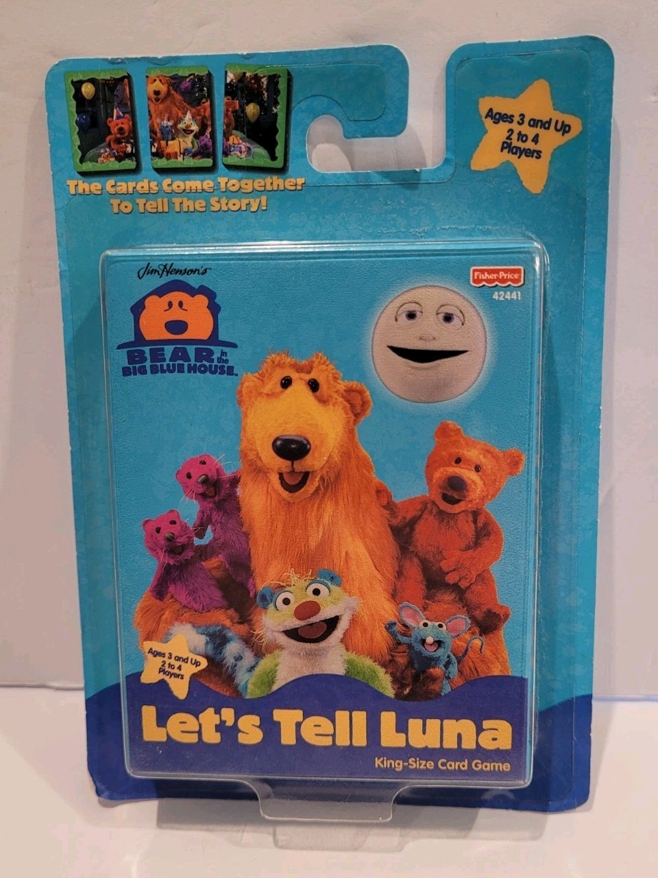Bear In The Big Blue House Let’s Tell Luna Card Game NEW Jim Henson 1999