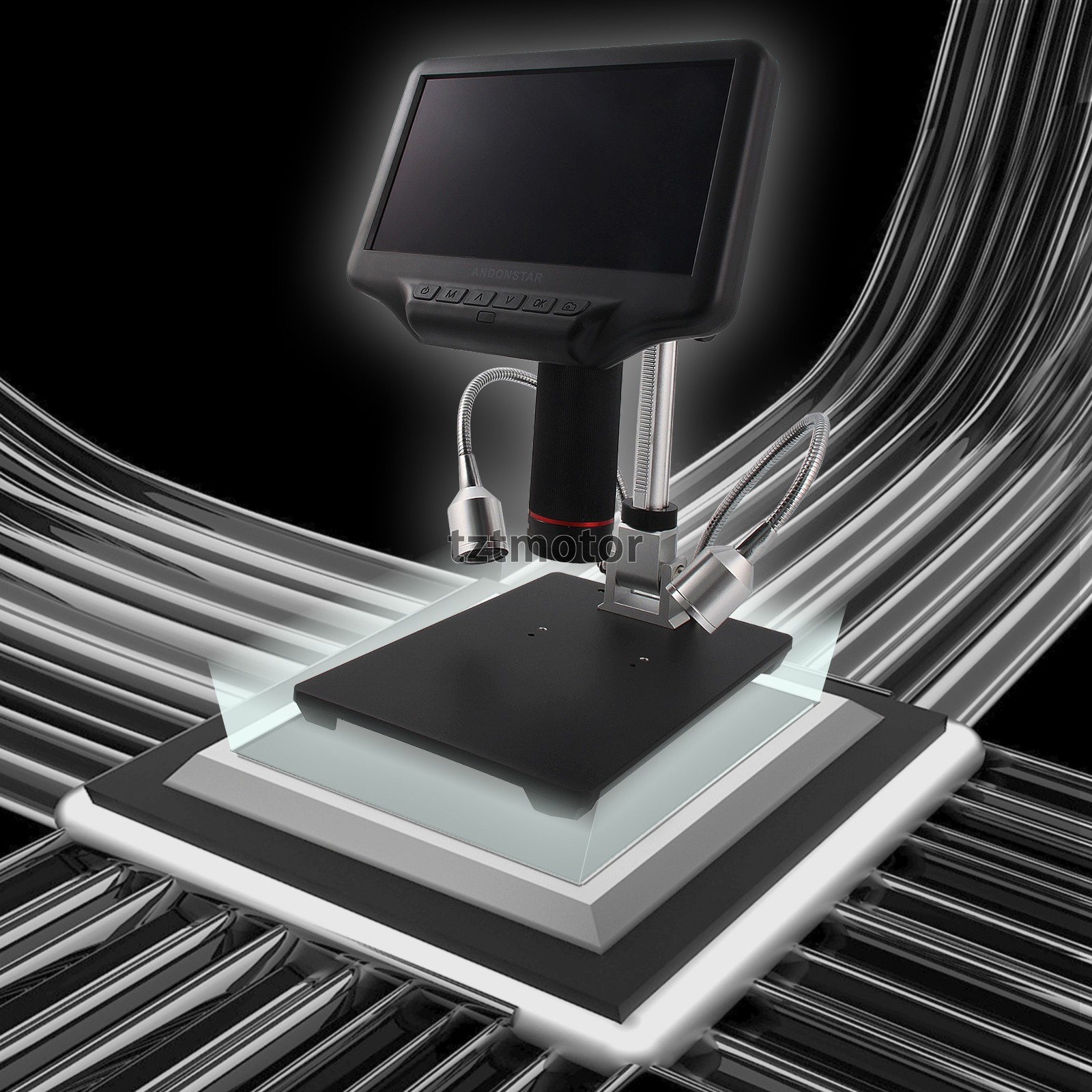 Andonstar AD407 Digital Microscope HDMI 270X 4MP 3D Effect Monitor 7″ Screen TZ