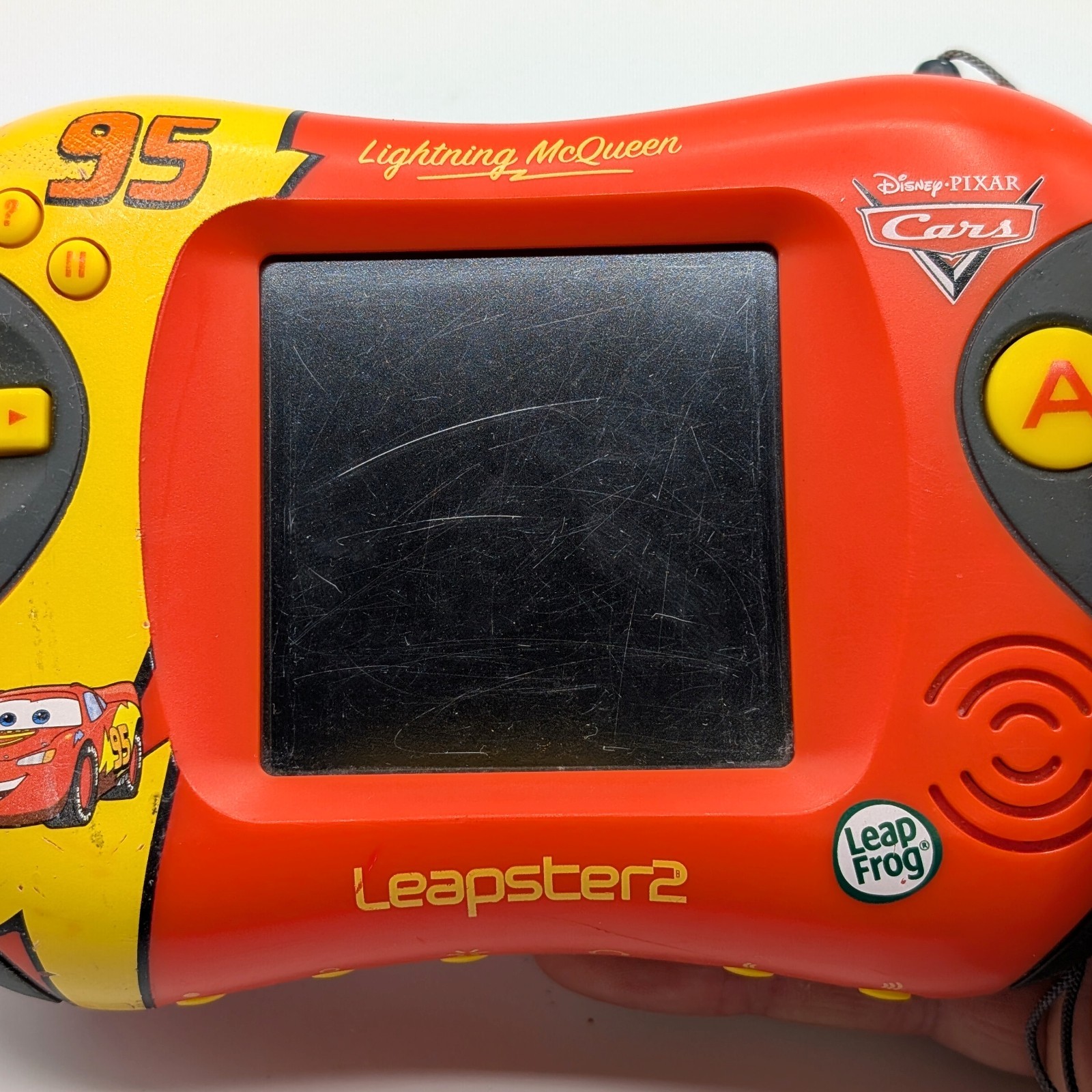 LeapFrog Leapster 2 Disney Pixar Cars Lightning McQueen Edition Handheld Console