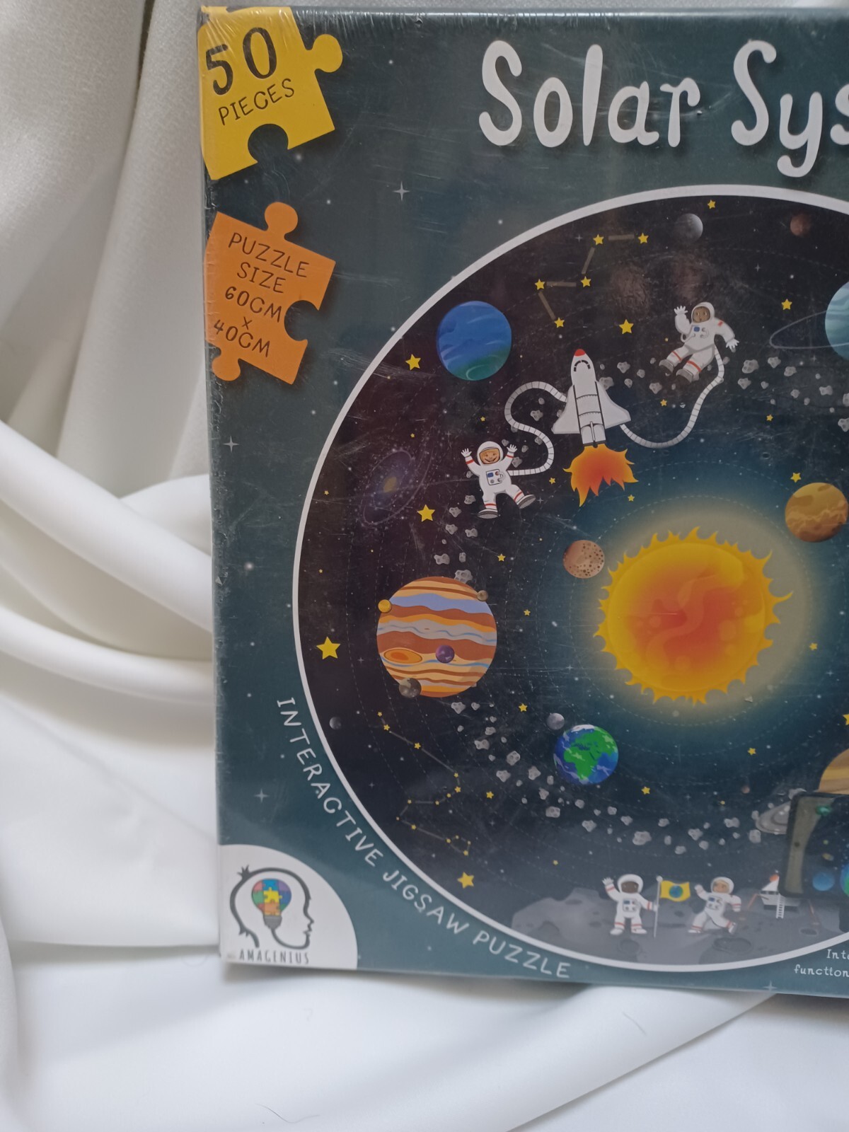 50pcs Solar System Adventure Interactive Puzzle Amagenius Explore With AR Sealed