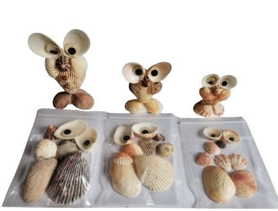 Seashell Art Figurines – The Fatty Family