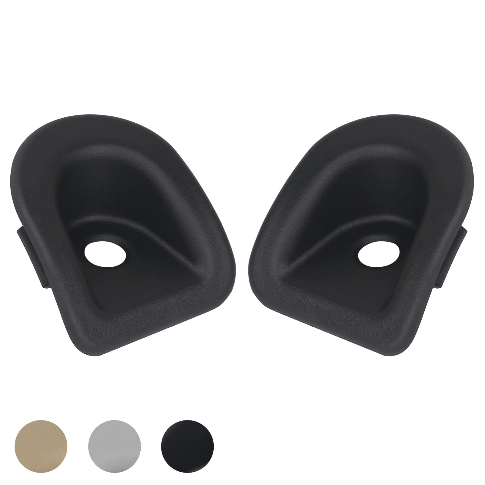 Door Lock Knob Bezel 05-14 Ford Mustang LH RH Black