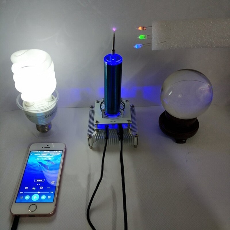 Music for Tesla Coil Plasma Speaker Wireless Transmission sound Solid Power USYN