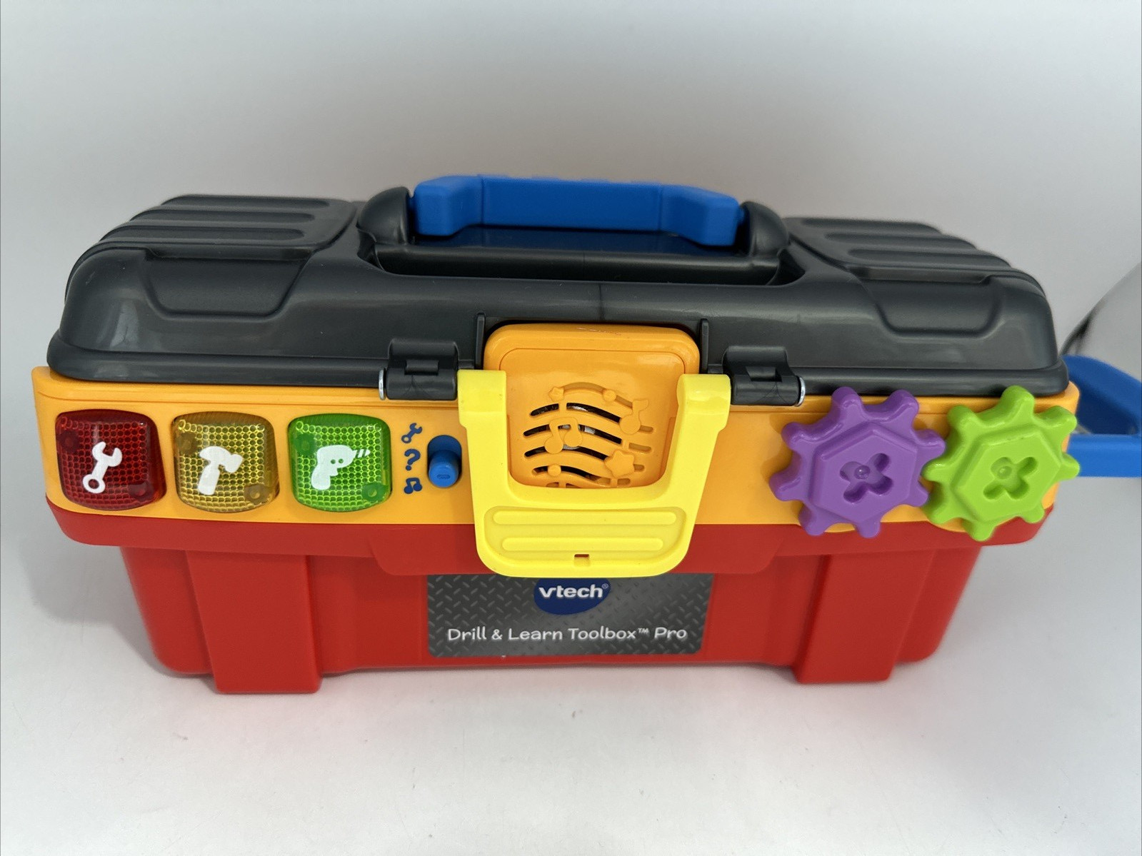 VTech Drill & Learn Toolbox Pro Talking Toolbox Only Lights and Sounds