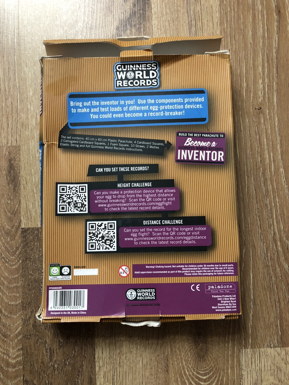 Egg Challenge Set – can you be a Guinness World Record Breaker? Brand New