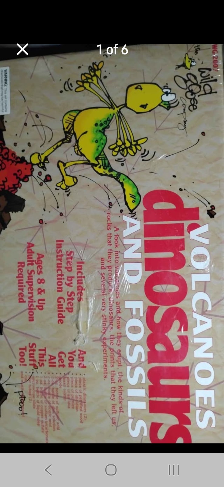 Vintage Volcanoes Dinosaurs And Fossils Experiments