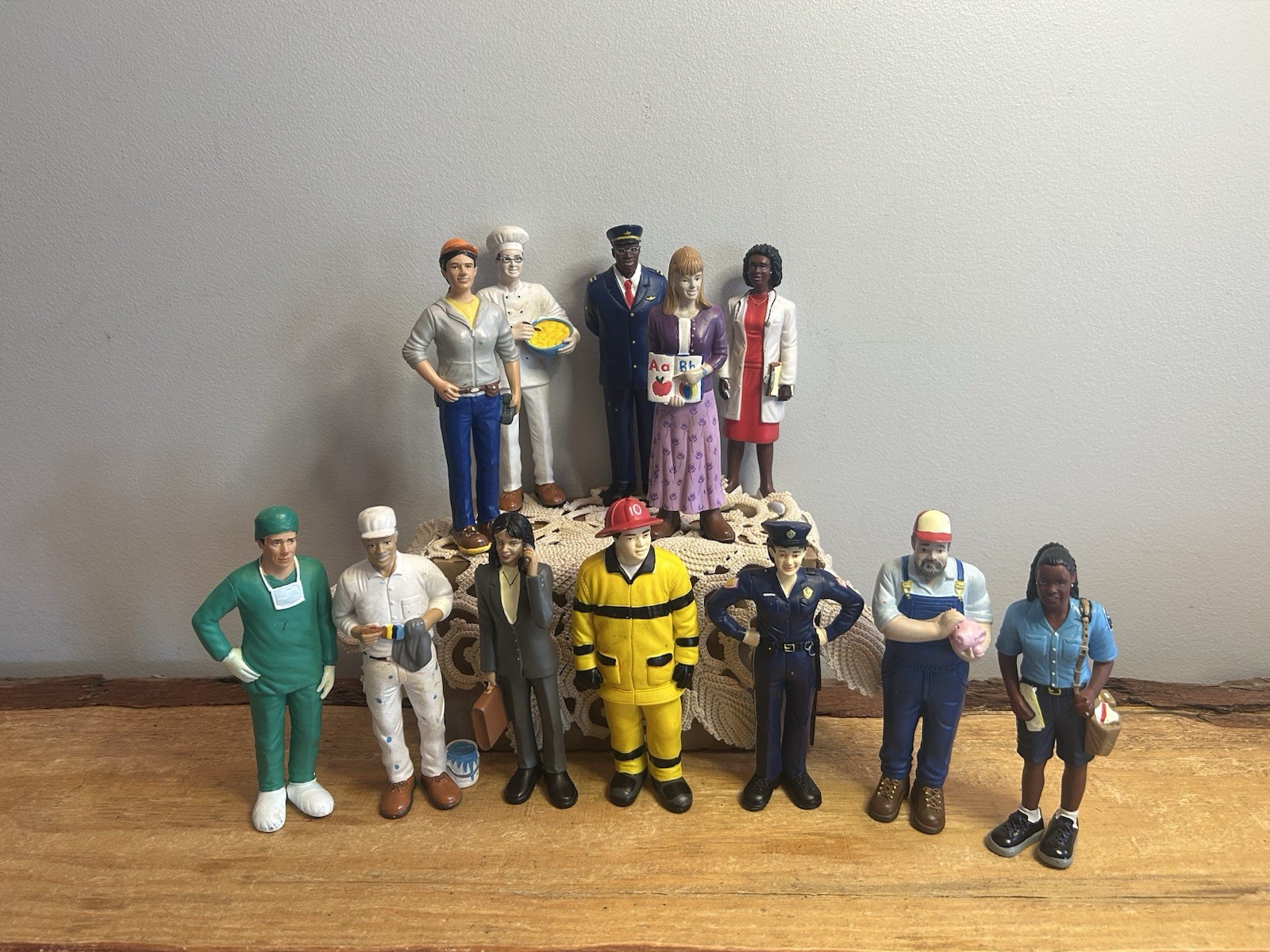 Lakeshore Learning PVC Community Helper Worker Figures Lot Of 12