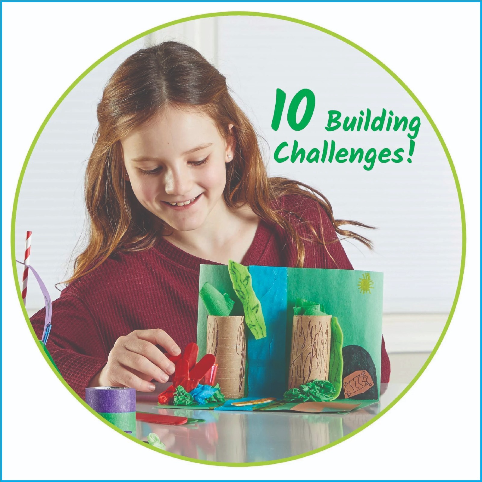 hand2mind Ultimate Inventor Toolkit Kids STEM Building Kit 250 Pieces Educationa
