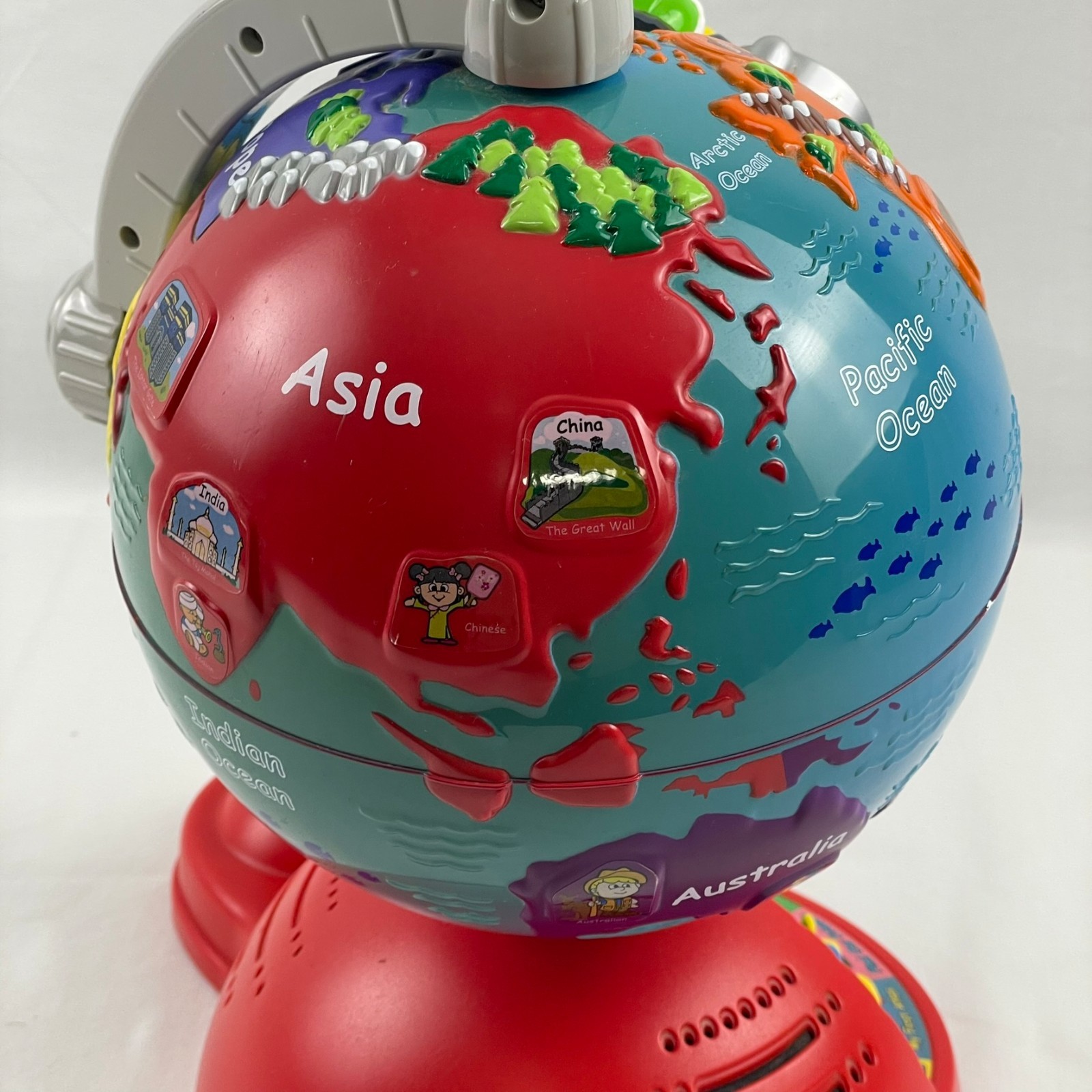 Vtech Kids Toy Fly & Learn Globe Educational Interactive Learning Game Vintage