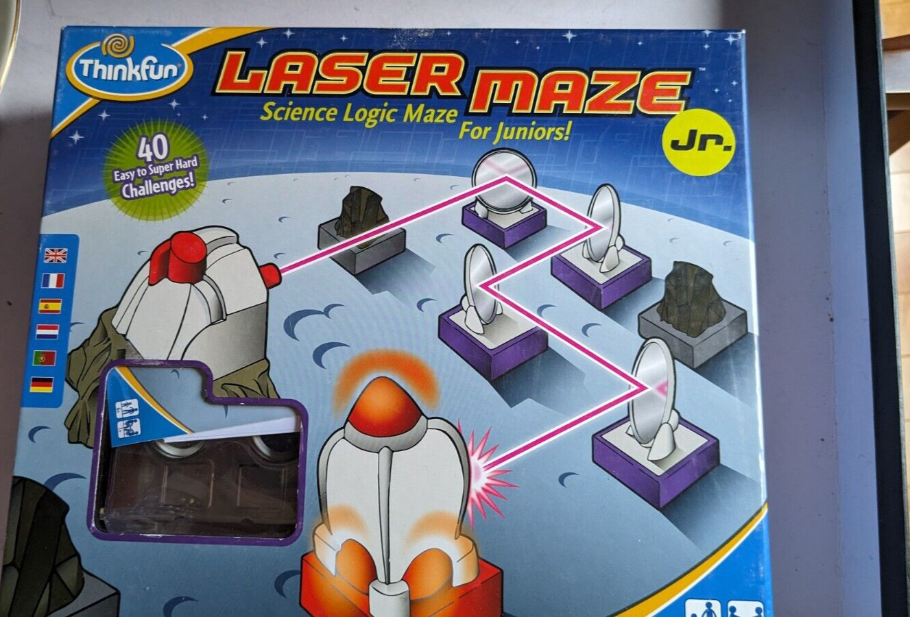 ThinkFun Laser Maze Jr Science Logic Maze Game Educational Toy 1 to 6 Grade