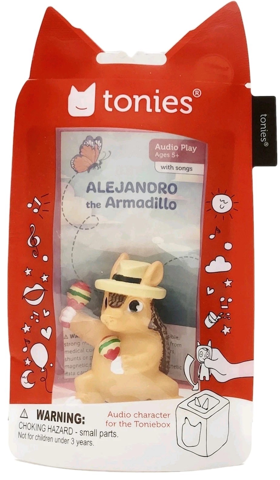 Tonies Alejandro The Armadillo Audio Character Figurine For The Toniebox Ages 5+