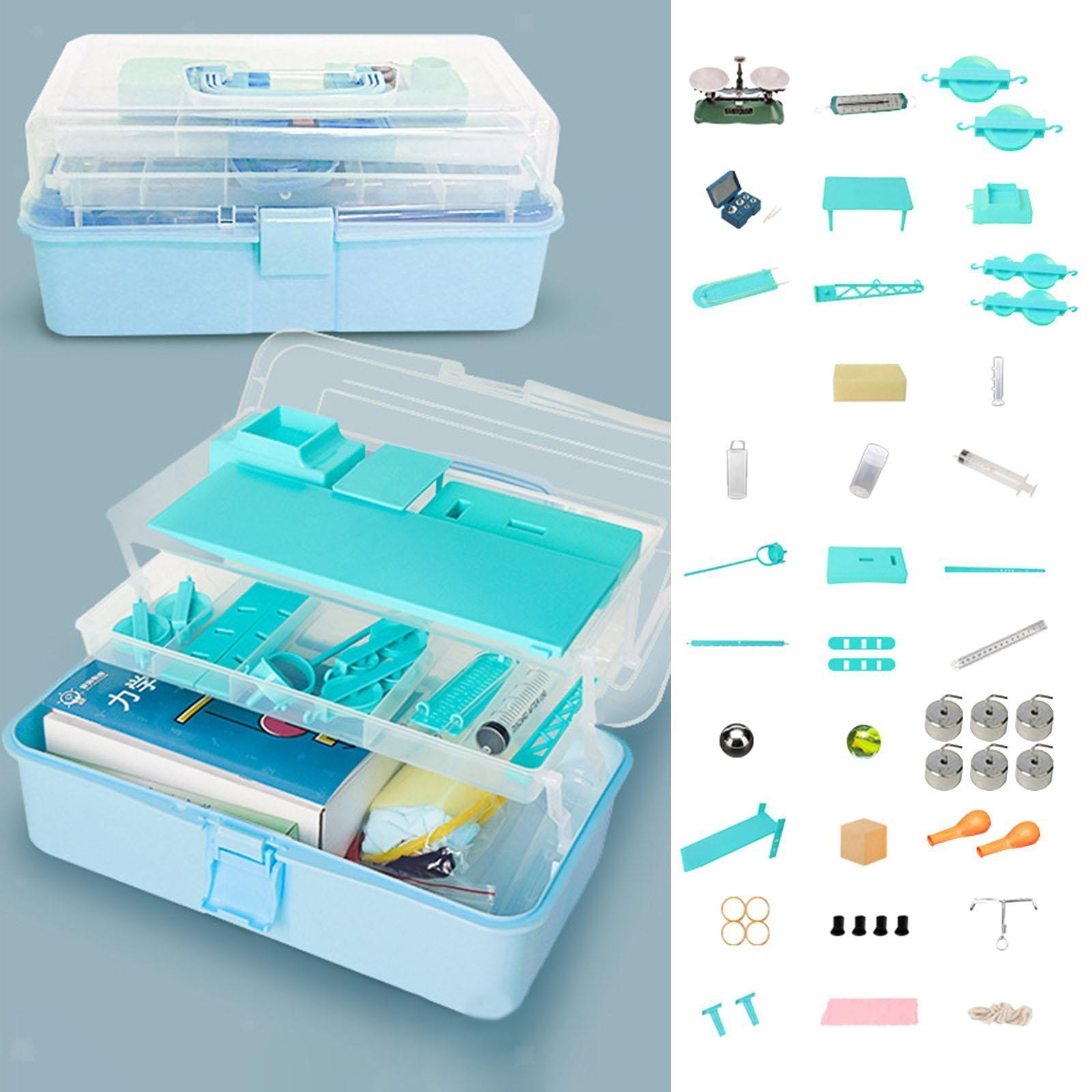 Mechanics Experiment Box Scientific Device Lever Pulley System Set