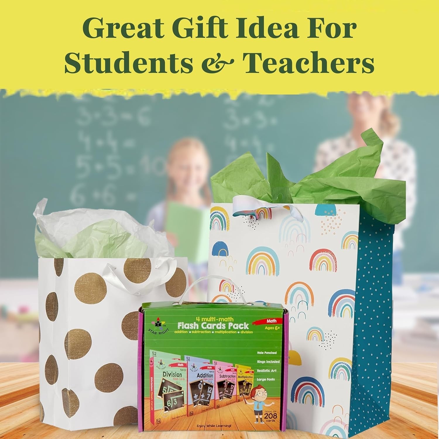 Color-Coded Math Flash Cards Set – 1st to 4th Grade Learning
