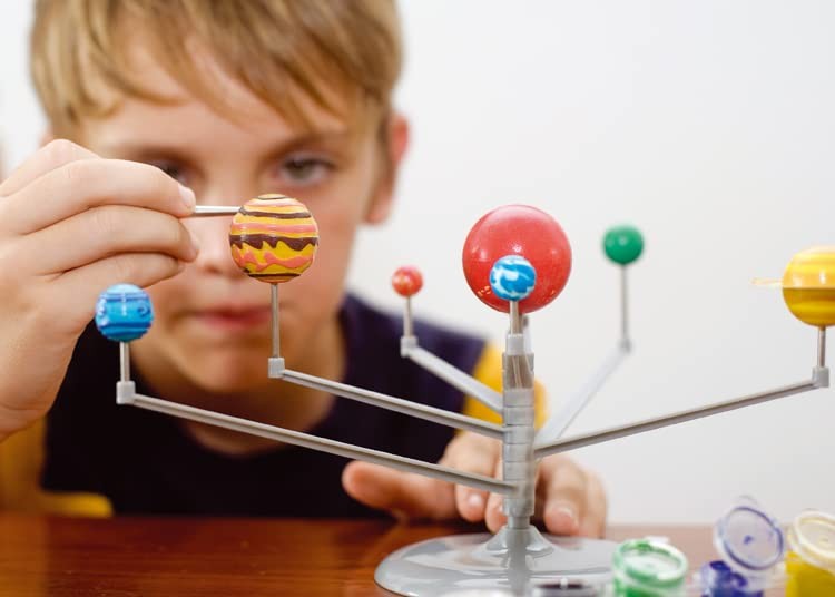 : Solar System Planetarium – Assemble Your Own 11.8″ Model, Snap-Together, Gl…