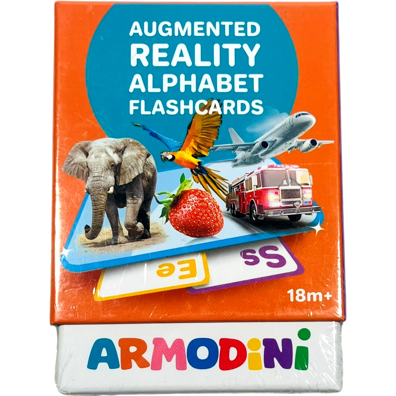 Armodini, Augmented Reality Alphabet Flash Cards, ABC’s, Learning Toys, 18m+
