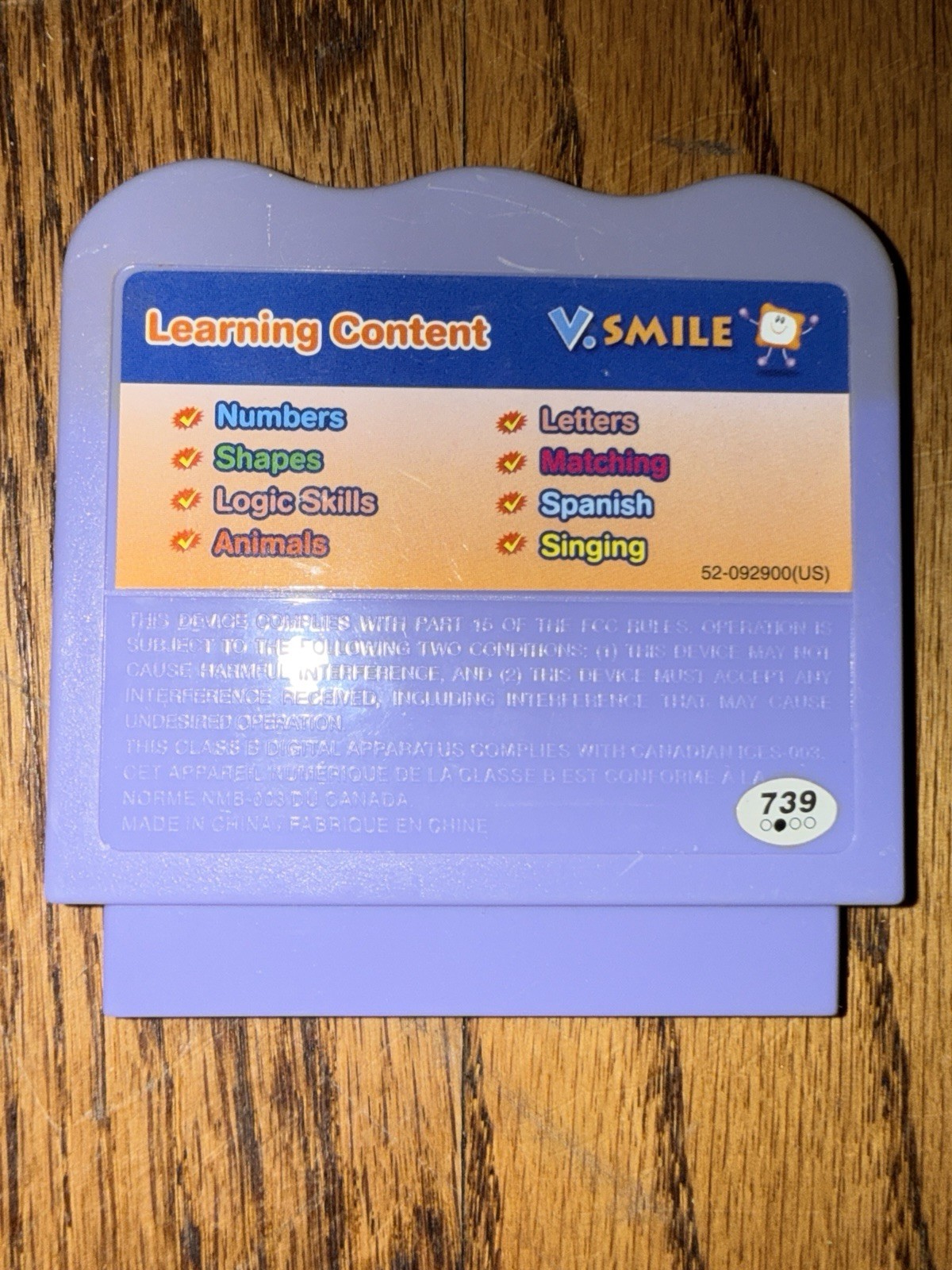 VTech V.Smile Go Diego Go! Save the Animal Families Learning Game Cartridge
