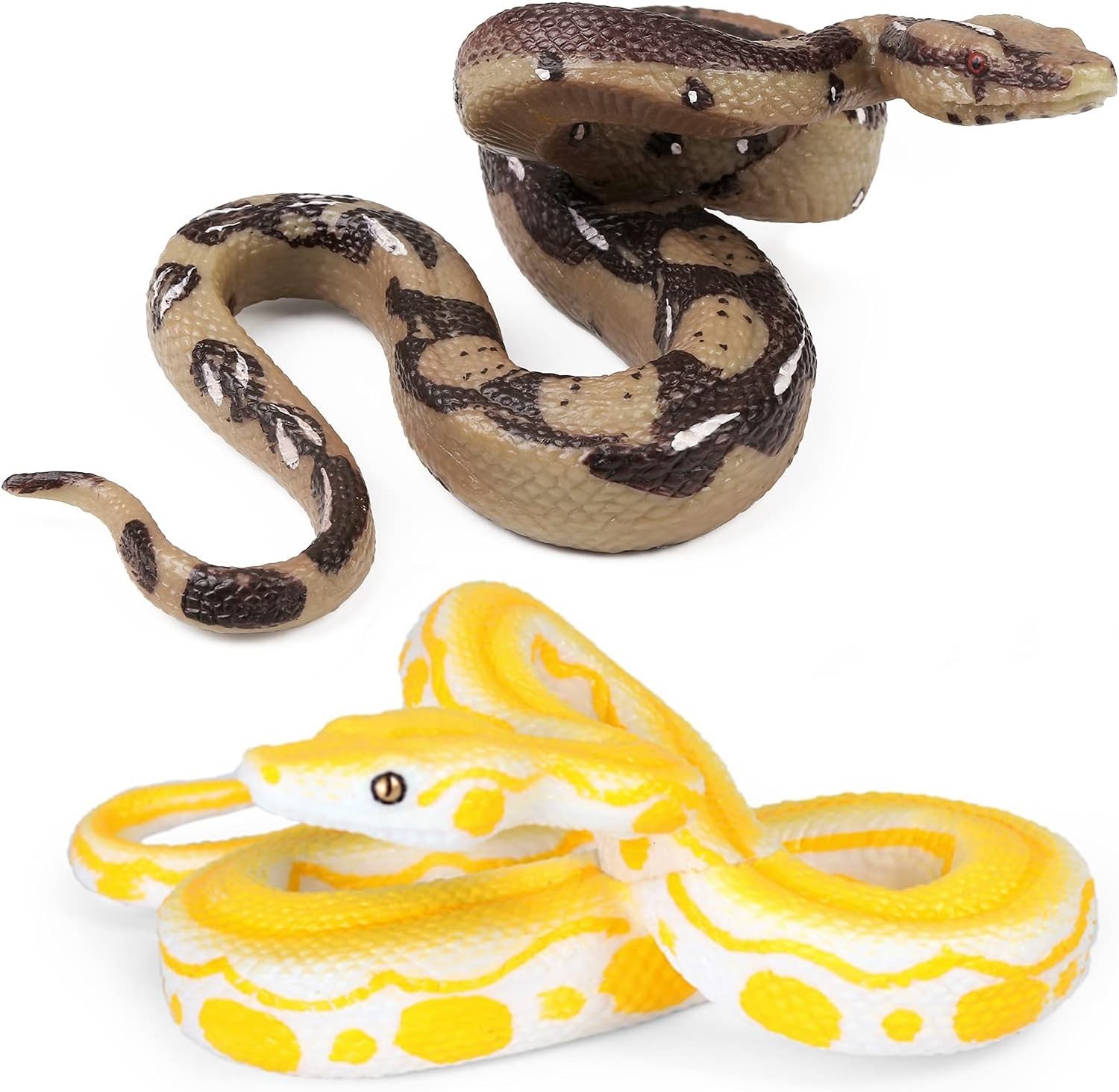 Realistic Fake Snakes Toy Pack – Halloween Prank Props