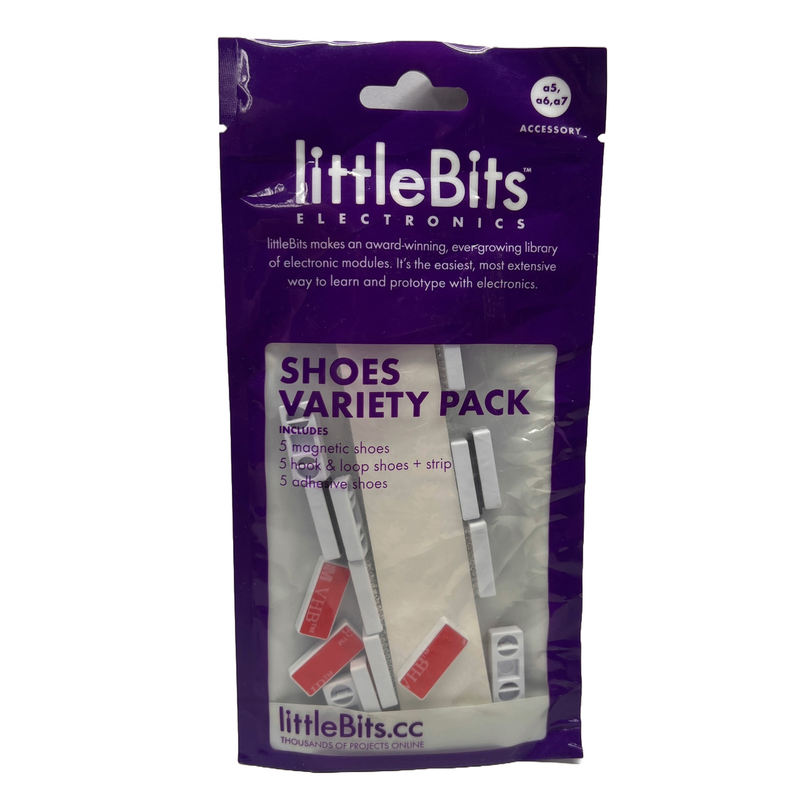 LittleBits a5, a6, a7 Shoes Variety Pack 660-0004 Lot of 2 packs