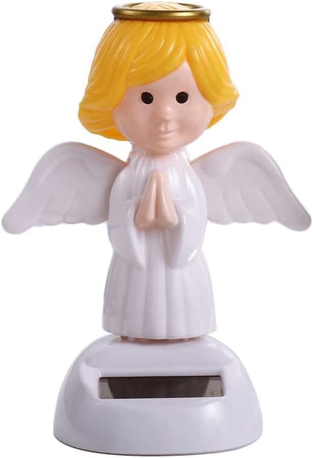 White Solar Powered Dancing,Angel Dancing Figures,Solar