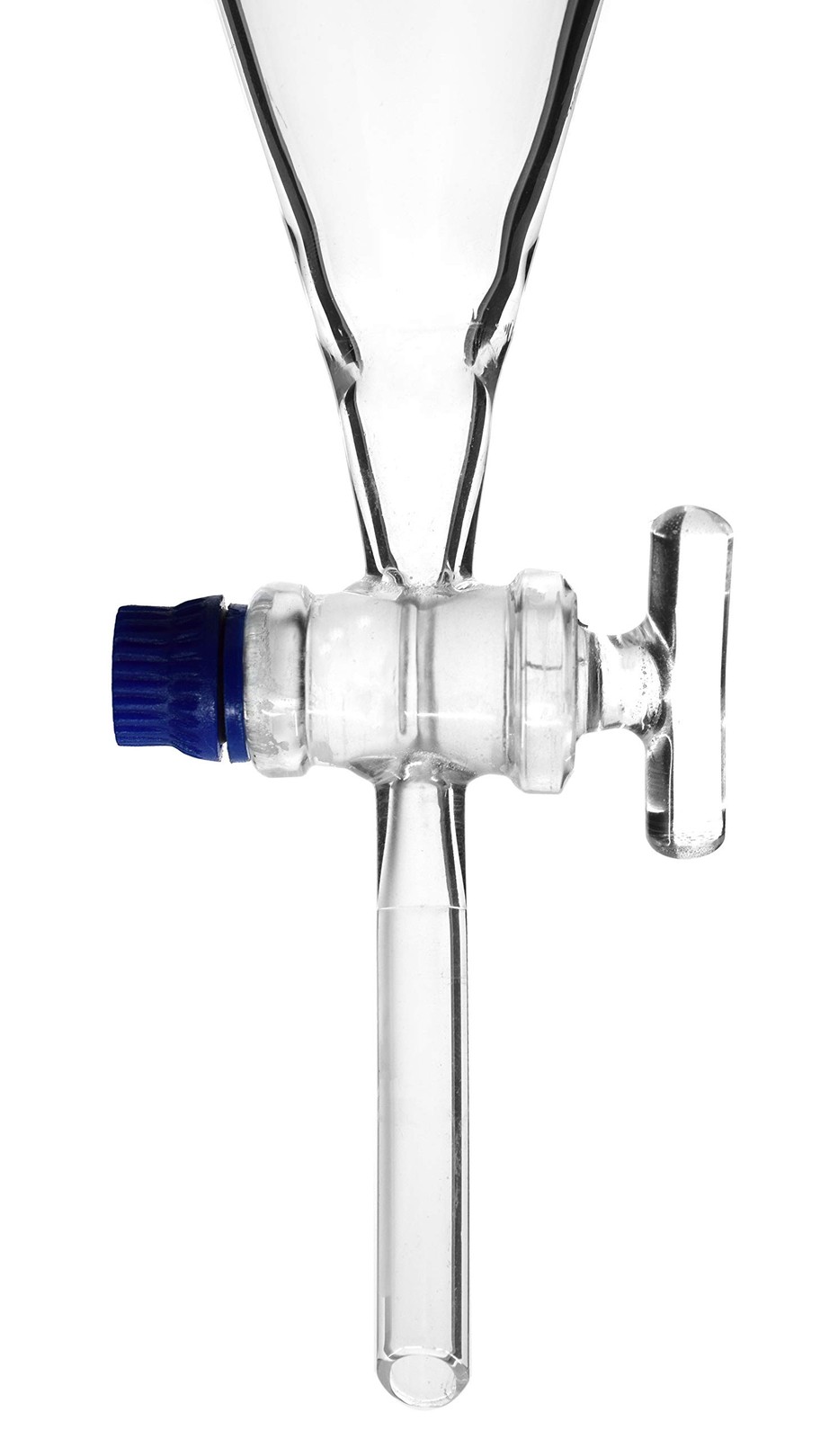 EISCO Squibb Separating Funnel, 500ml – 24/29 Plastic 24/29, Transparent