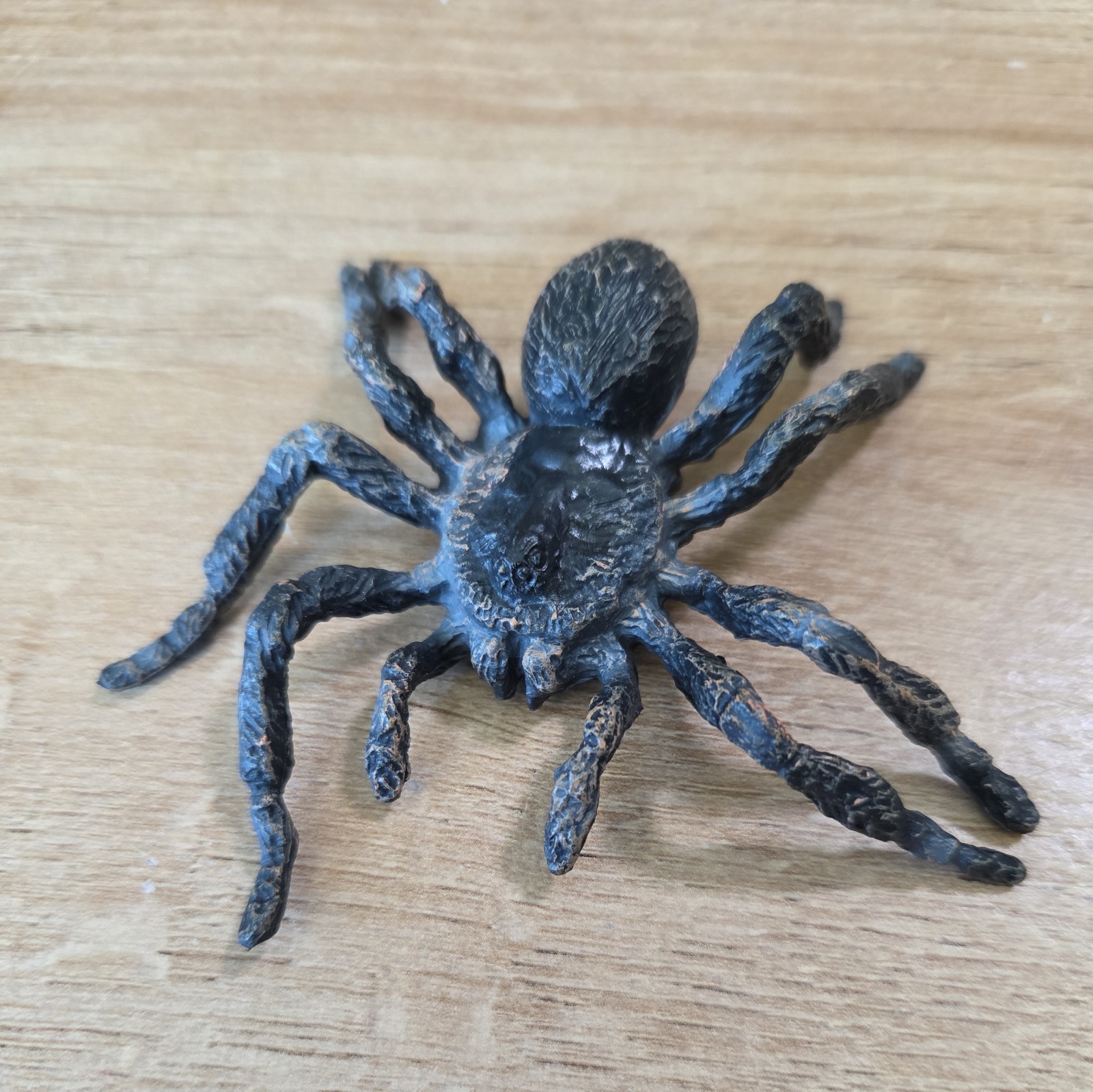 Umbranded Pair Spiders Plastic 3 inches STEM Educational Arachnid Black Toy