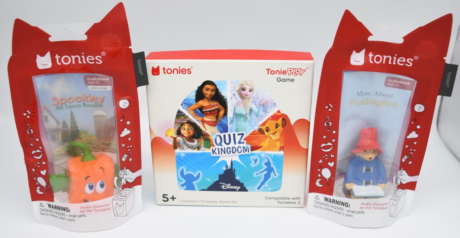 Tonies Toniebox 2 Pink Audio Player Starter Set Puppy Disney Game Lot Sealed
