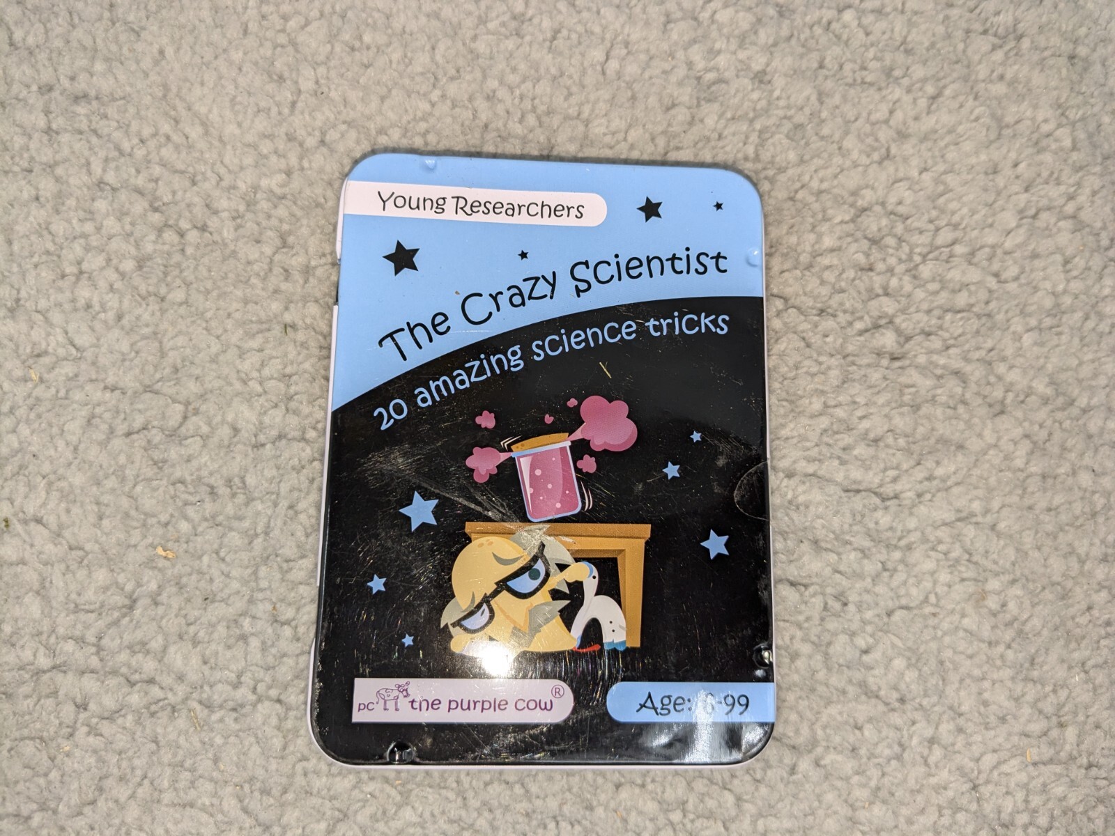 The Crazy Scientist by Purple Cow Childrens Kids Science Tricks Kit Tin Complete