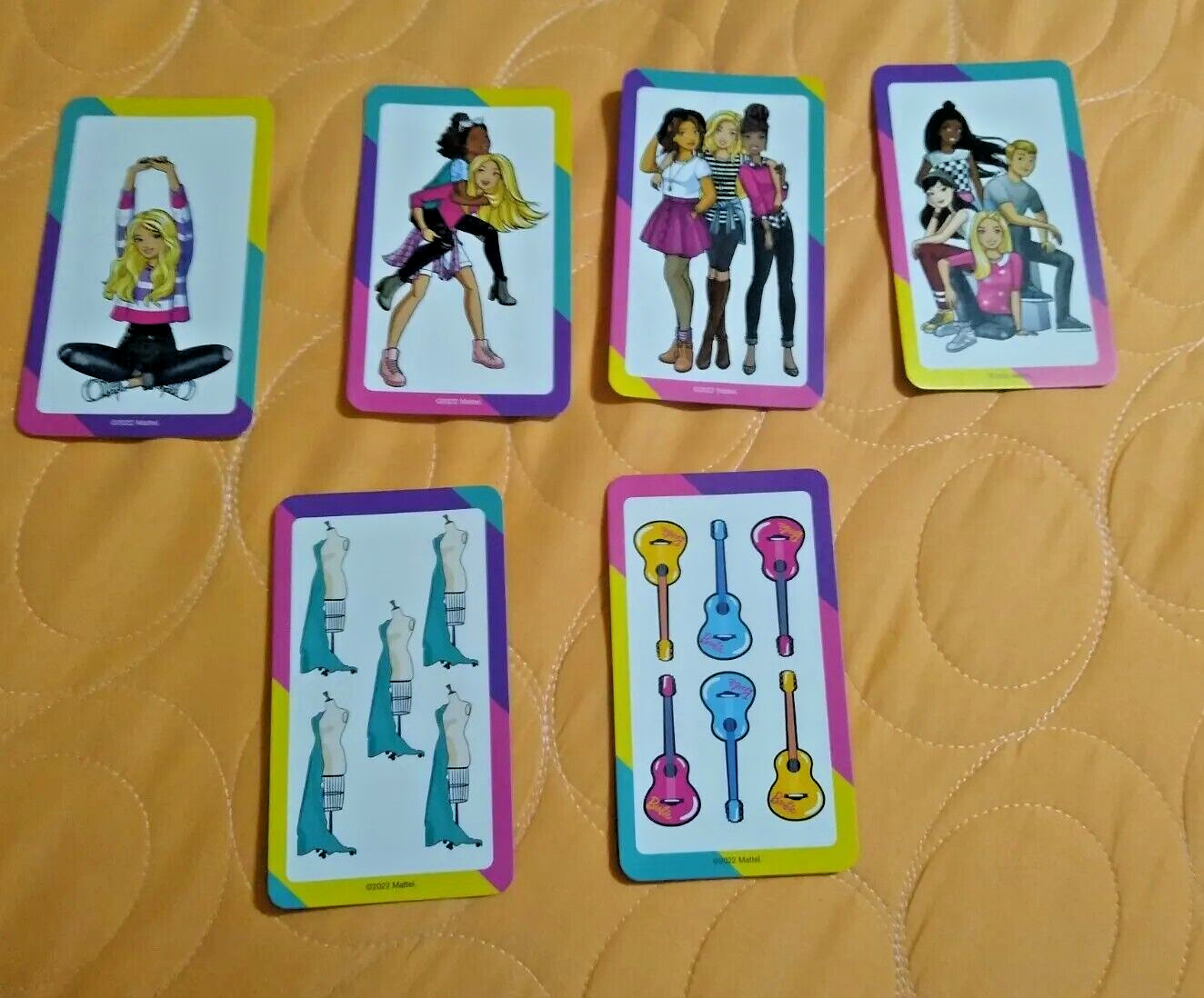 MATTEL Barbie & Friends Numbers & Counting Learning 36 Flash cards 🆕 Free ship!