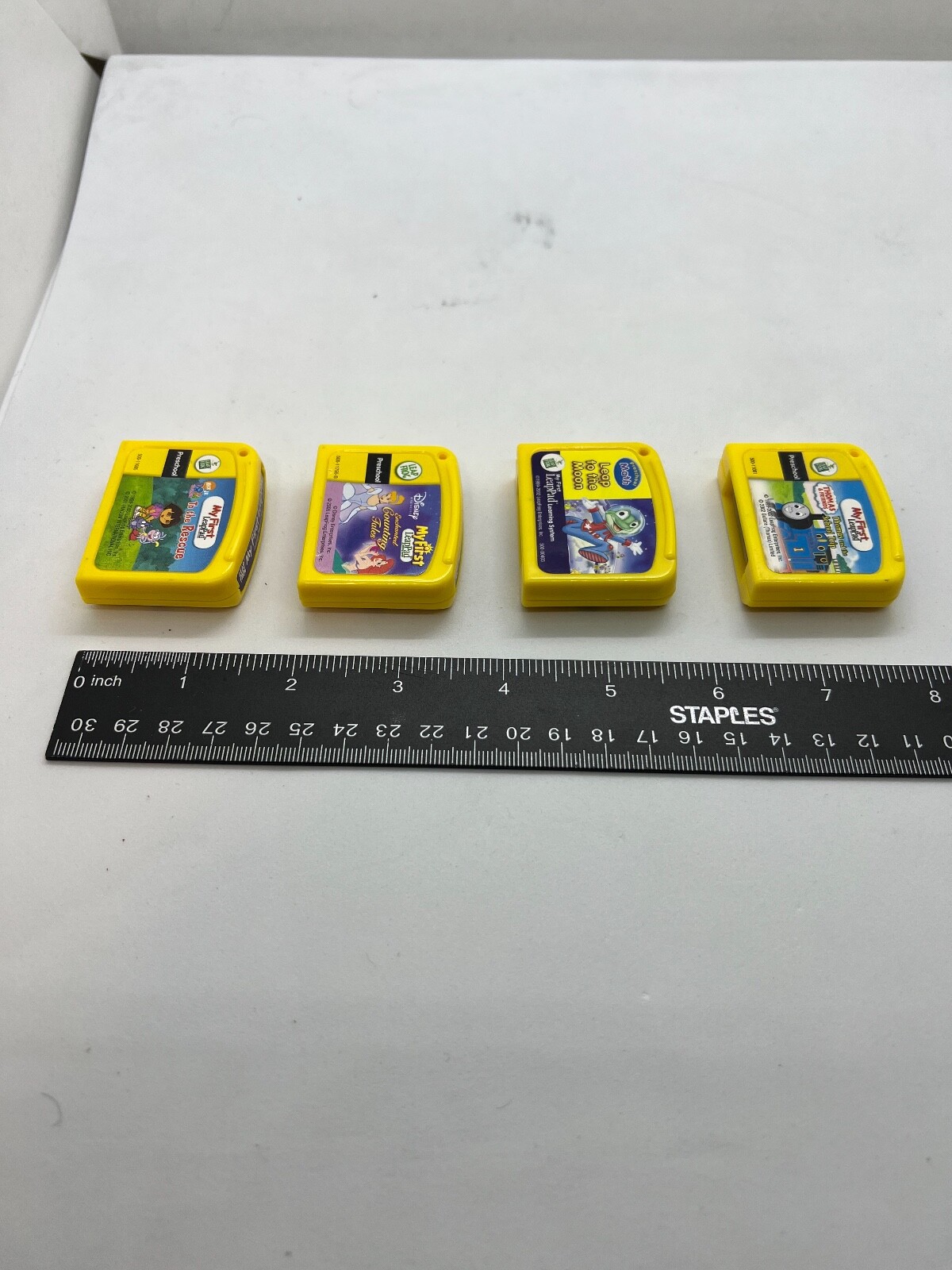 My First Leap Pad Set of 4 Game Cartridge Pre School Kids