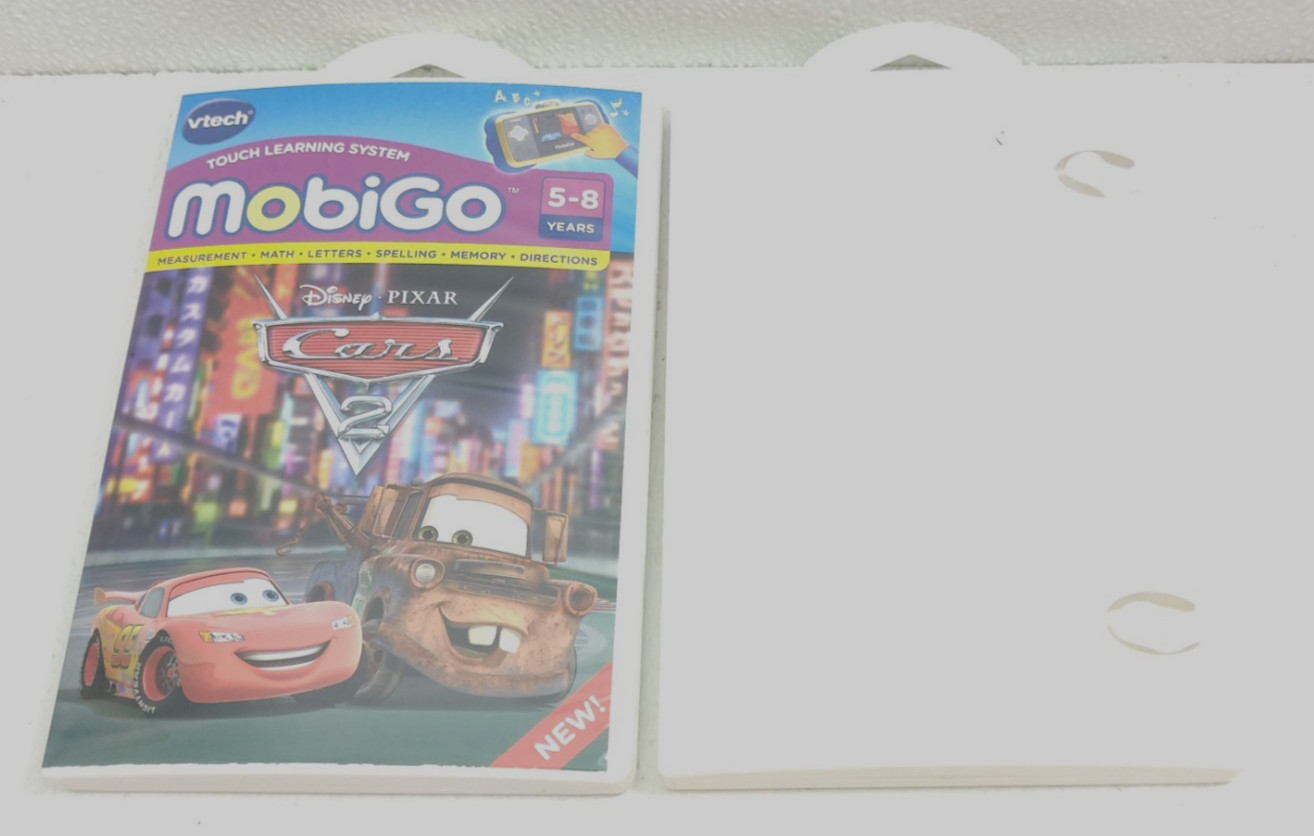 LOT OF 2 VTECH MOBIGO DISNEY PIXAR CARS 2 & PLANES TOUCH LEARNING SYSTEM GAME