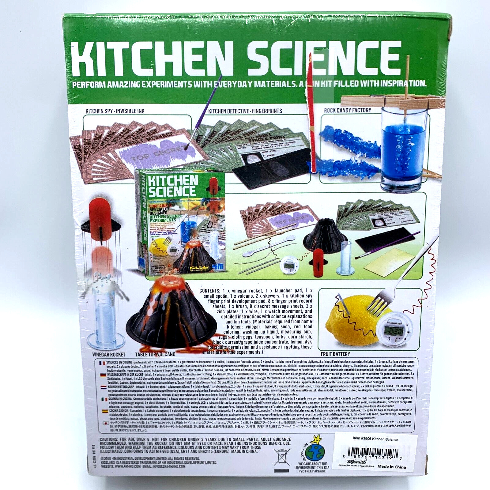 KIDZ LABS Kitchen Science Kit Fun Science Products Easy Way To Learn