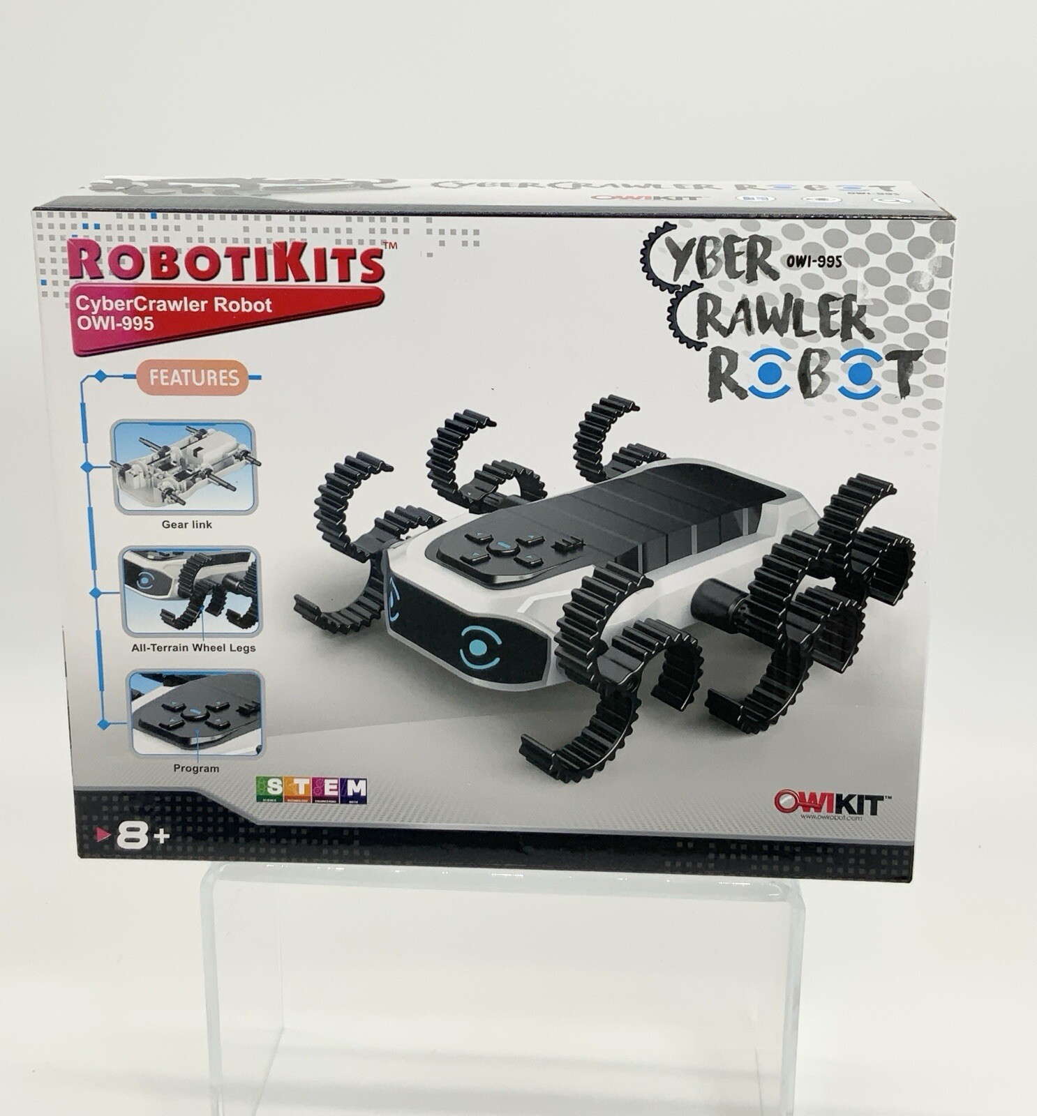 Robotikits Cyber Crawler Robot Learning Coding Robot STEM Learning Gift Idea