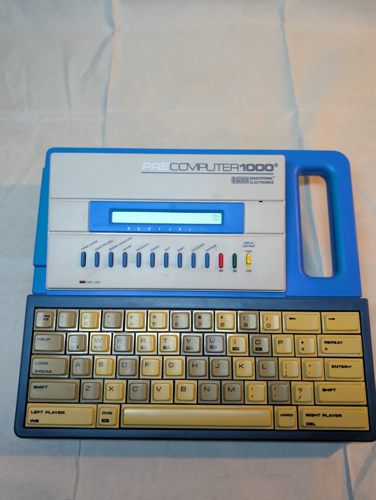 Vintage 1988 VTech PreComputer 1000 Learning Computer Tested Working w/ Box