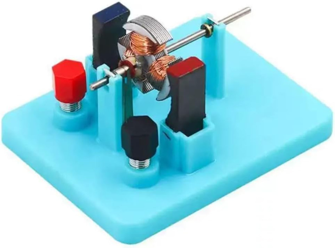 1Pc Blue DIY DC Electrical Motor Assemble KIT – STEM Science Lab Educational …