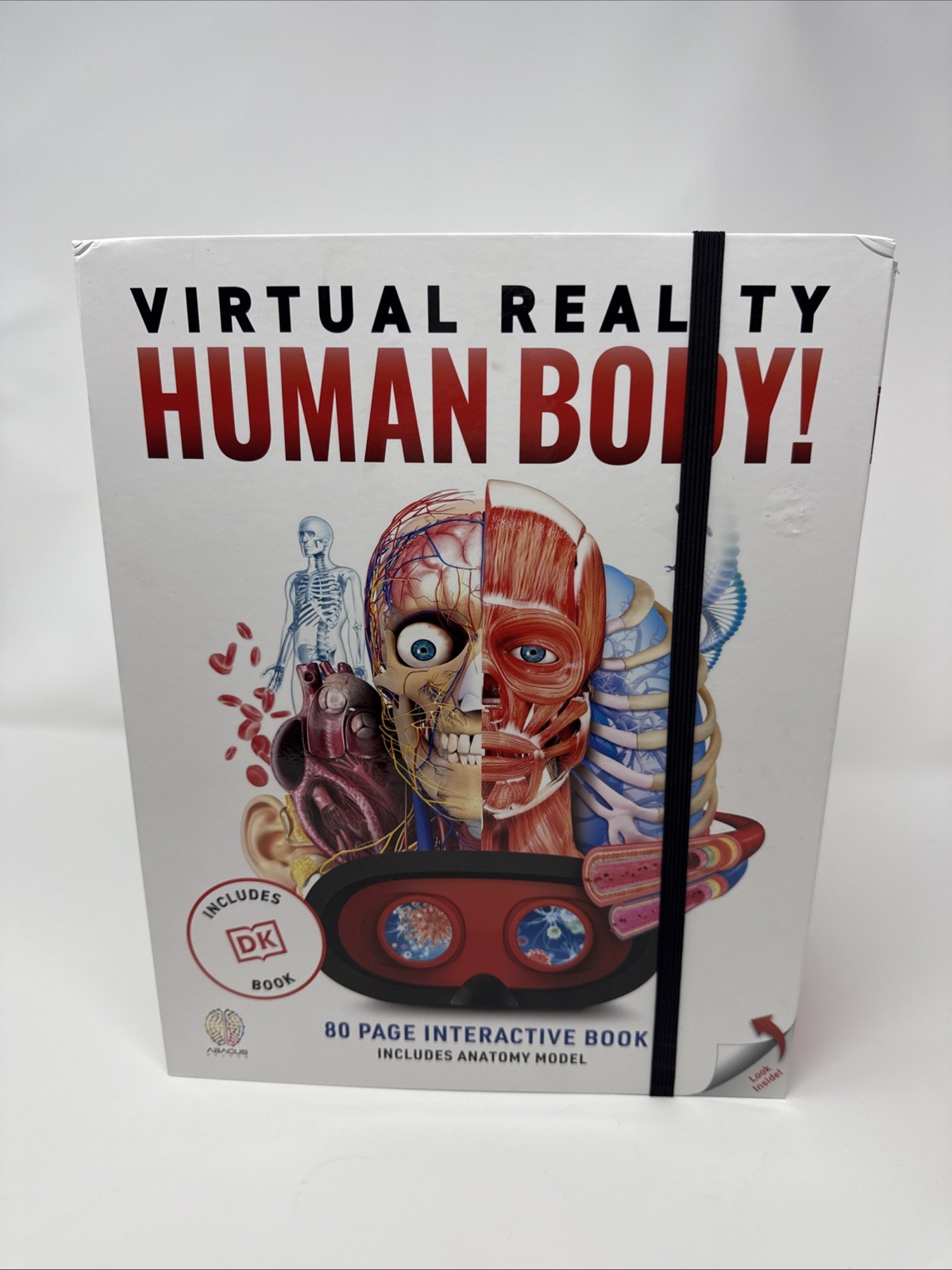 Abacus Virtual Reality Human Body Anatomy Interactive Book with Model-complete