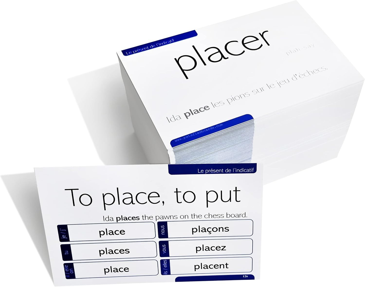 Present Tense French Verb Flash Cards – 200 Essential Verbs for Language Mastery