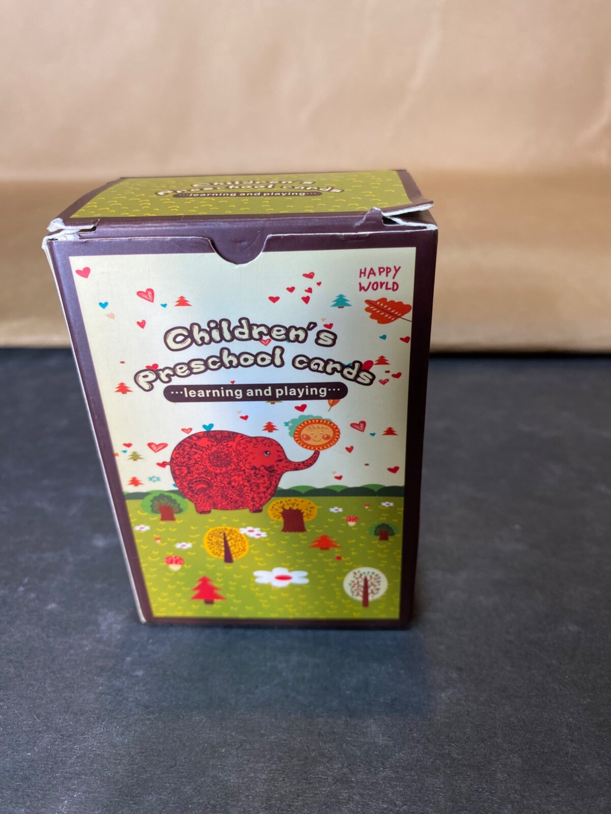 Happy World Cards for Preschooler Learning