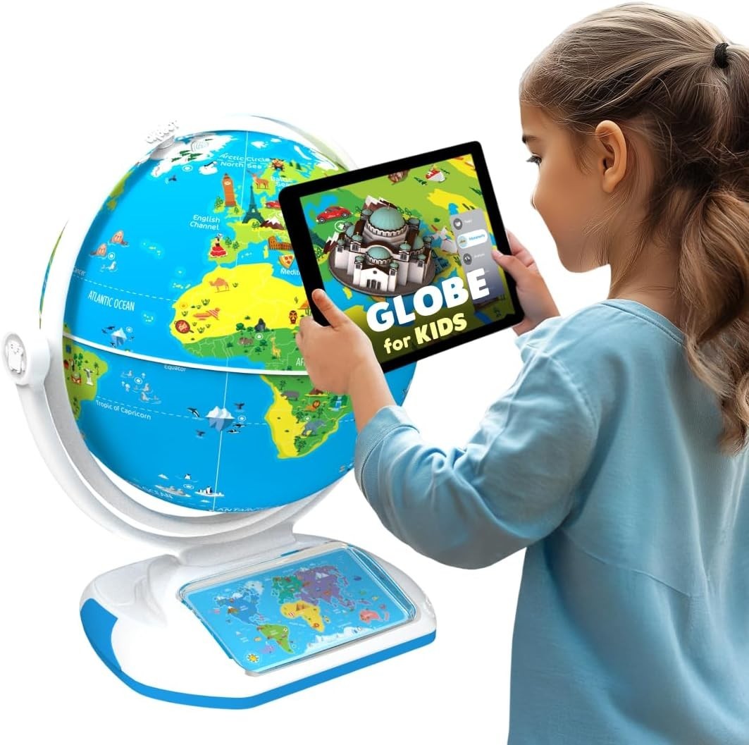 Orboot Explorer Globe with Night Sky Features & Interactive Learning Activities