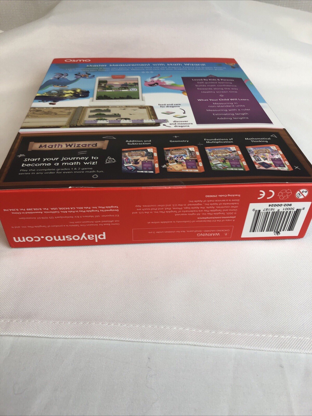 Osmo Math Series Wizard & the Secrets of the Dragons Ages 6-8 Yrs Grade 1-2 NEW
